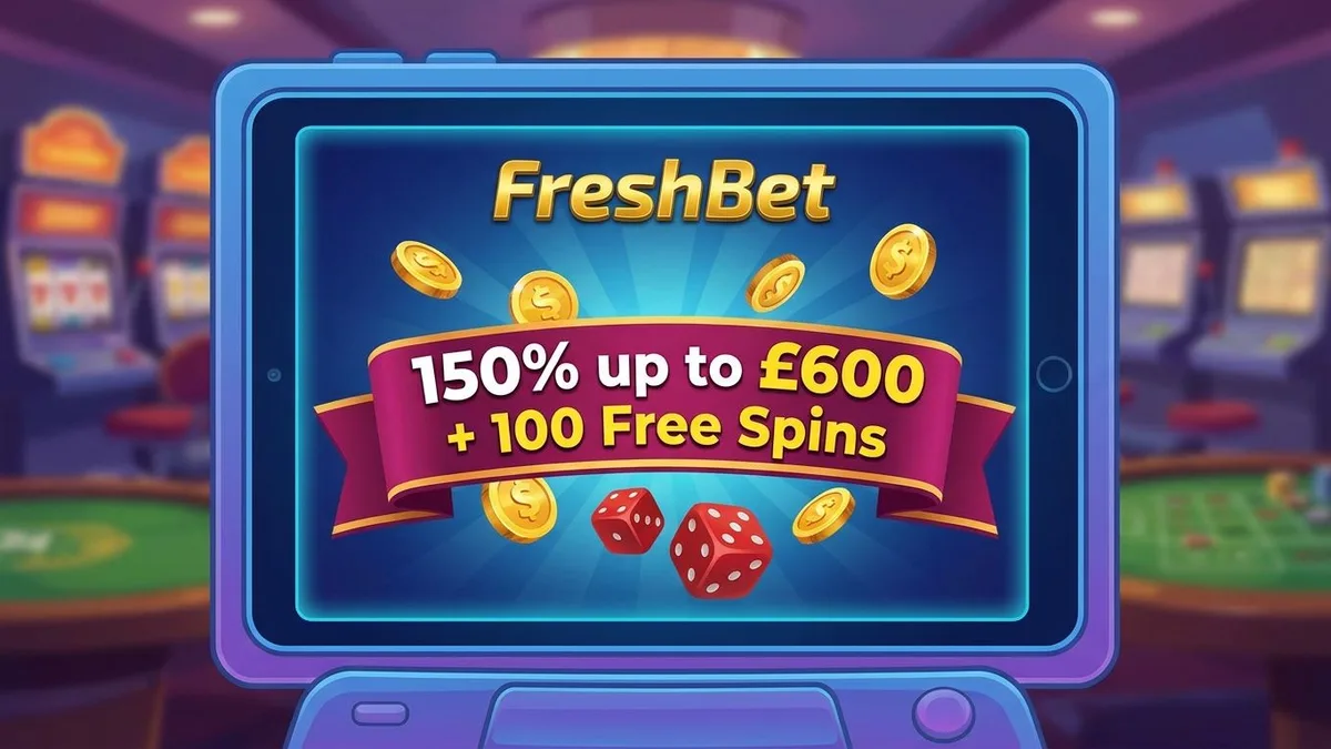 FreshBet bonus screen