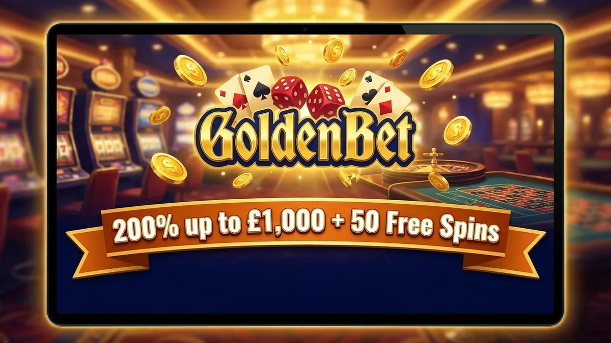 GoldenBet bonus screen